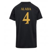 Real Madrid David Alaba #4 Tretí Ženy futbalový dres 2023-24 Krátky Rukáv